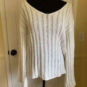 Forever 21 knitted off white Top